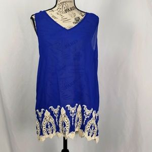 Pink owl Apparel Sheer Sleeveless Top